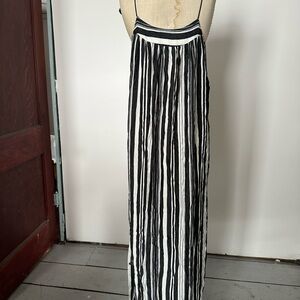 Madewell Black and White Striped Garment